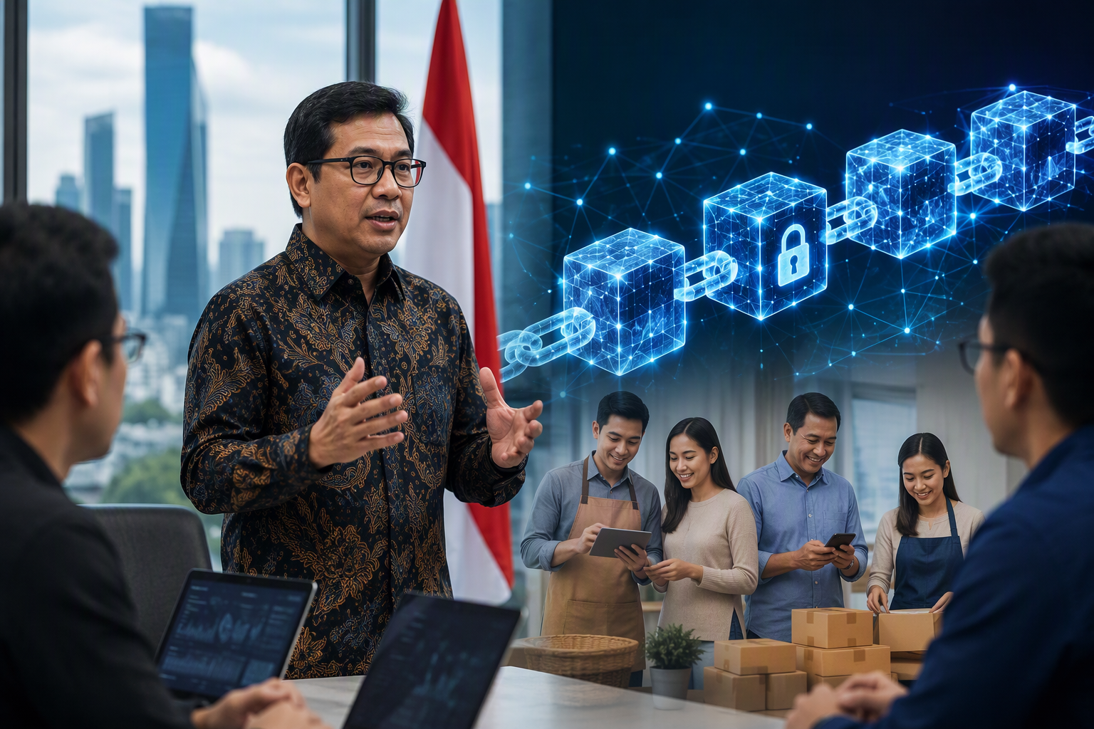 Menekraf Dorong Blockchain untuk Pembiayaan Kelas Menengah di Indonesia