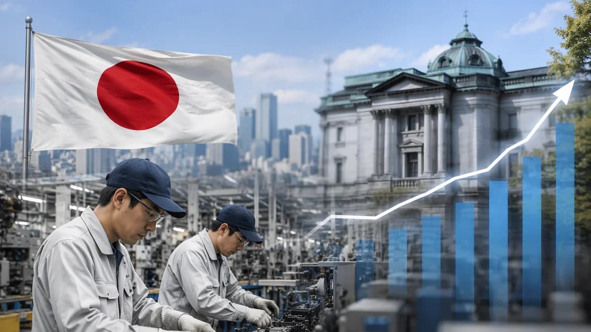 Kepercayaan Produsen Jepang Naik ke 24 dalam Survei BOJ