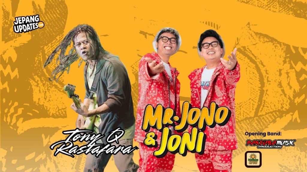 Bekasi Japan Rayakan Ulang Tahun ke-4, Hadirkan Tony Q Rastafara & Mr. Jono & Joni di Nagoya!