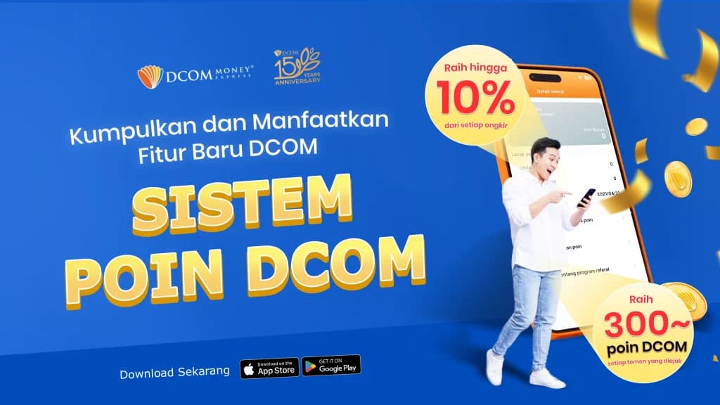 Cara Hemat Kirim Uang di Jepang: Gunakan Poin DCOM dari Transaksi & Referral