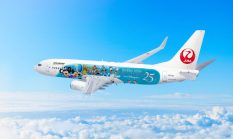 Japan Airlines Meluncurkan Pesawat Bertema Khusus untuk Peringatan 25 tahun Tokyo DisneySea